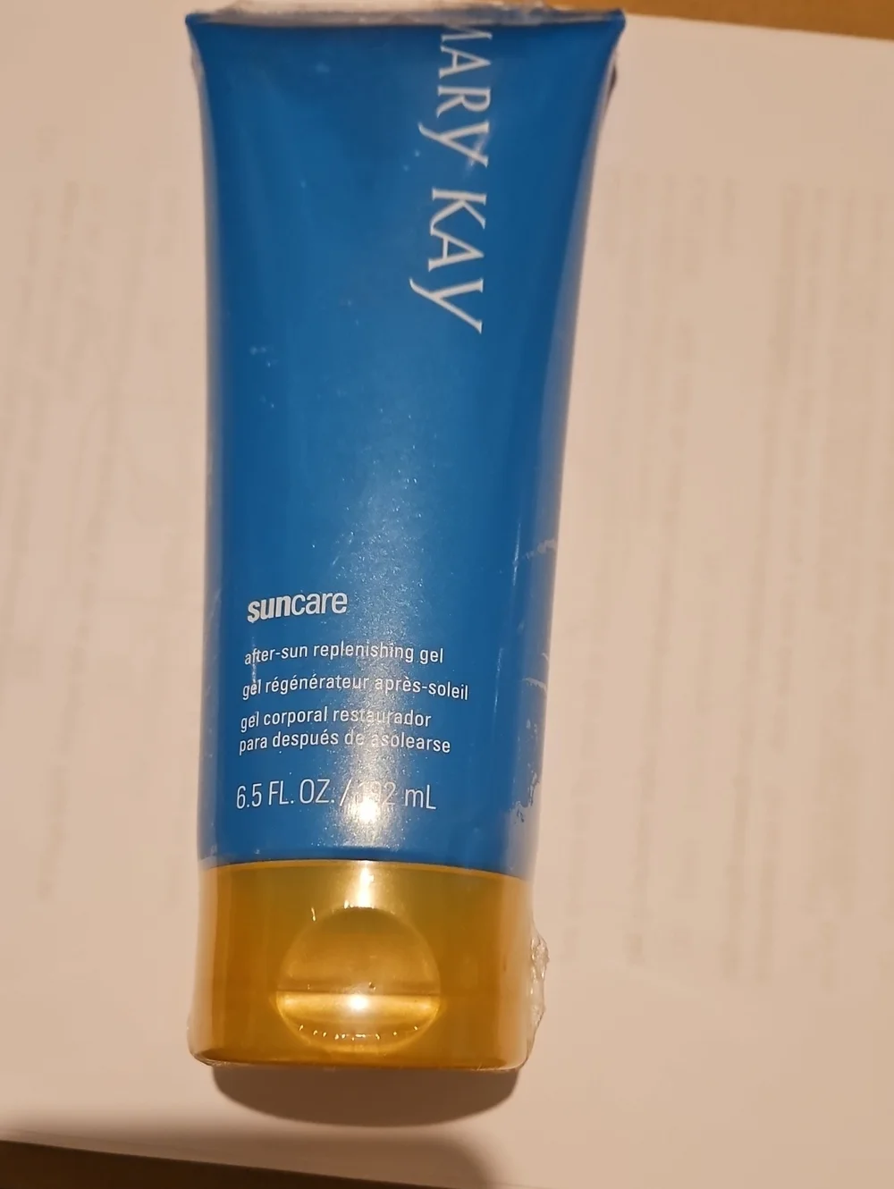 Mary Kay Suncare After-Sun Replenishing Gel - Blue & Gold